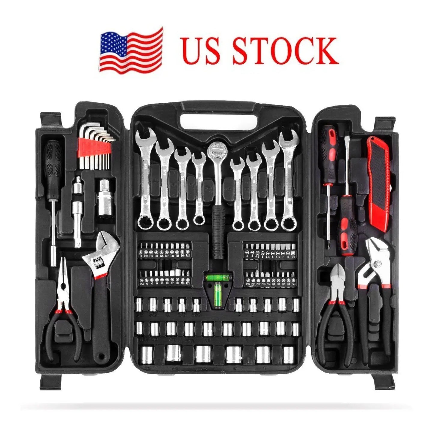 95PCS Mechanics Tool Set with Plastic Storage Case