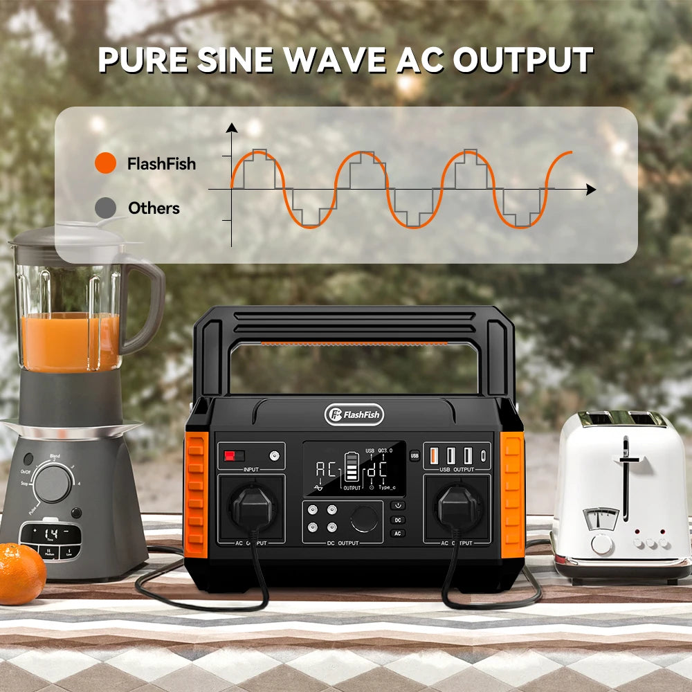 560W Portable Solar Generator
