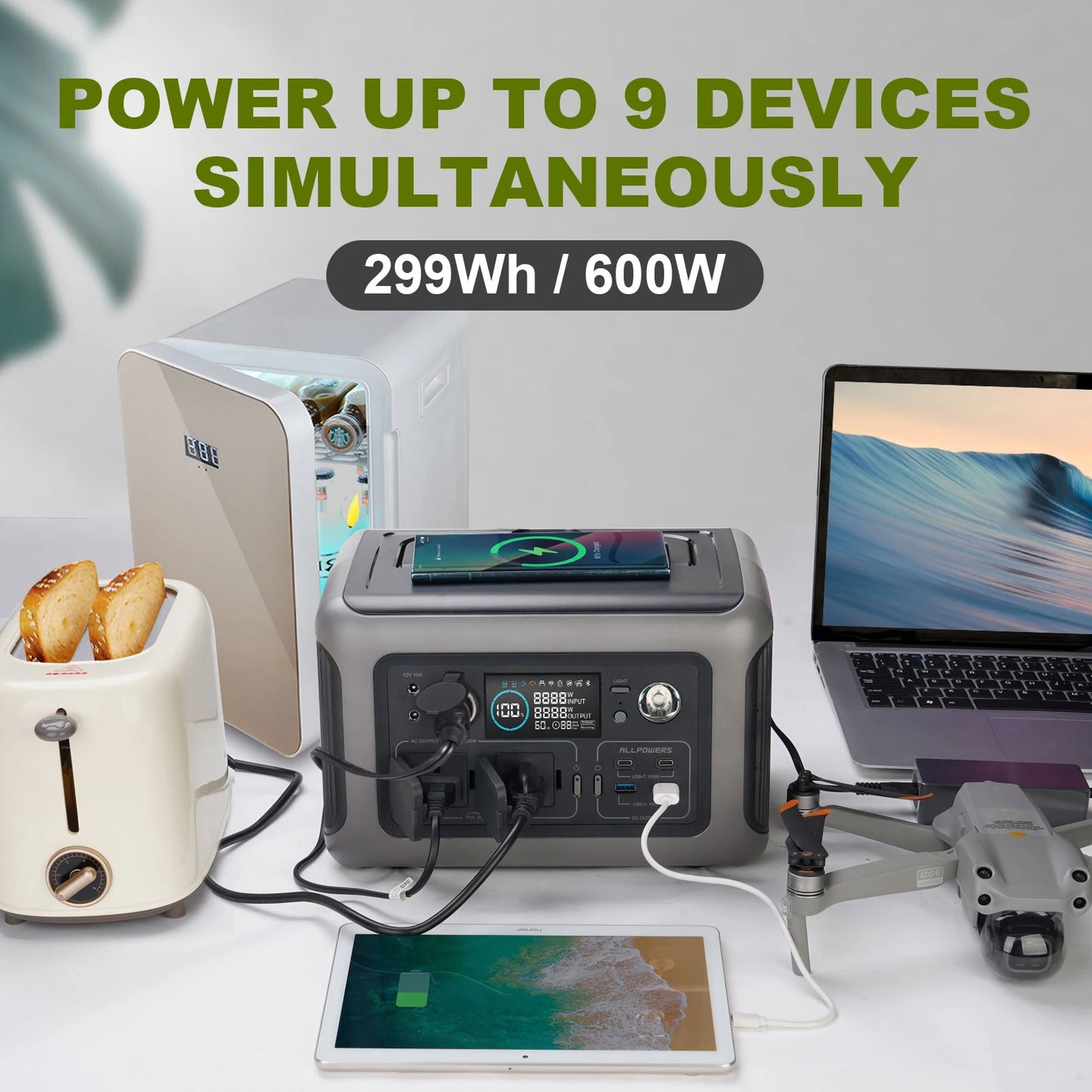 Solar Generator with Solar Panel included