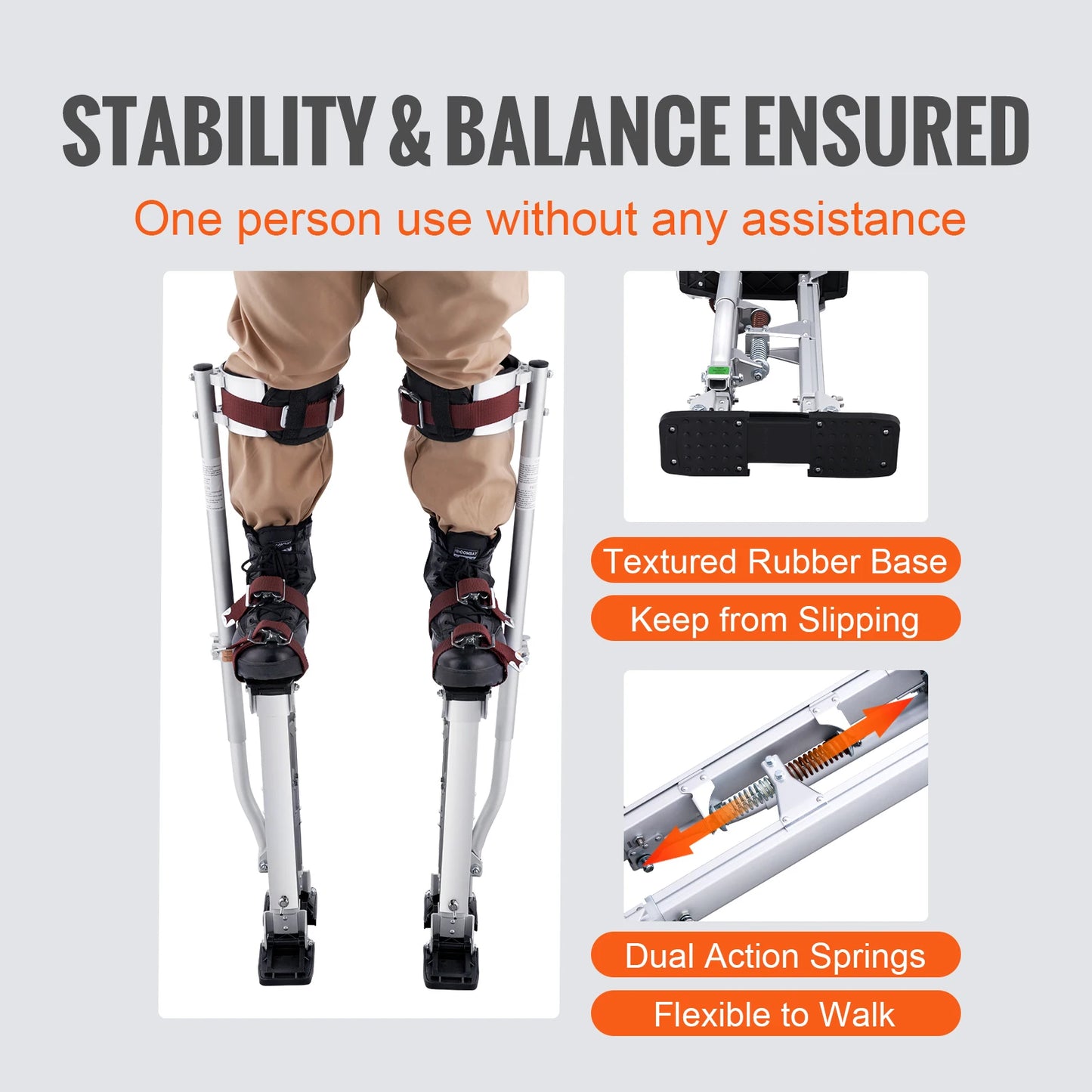 Drywall Stilts 18''-30''/36''-50'' Adjustable Aluminum Stilts