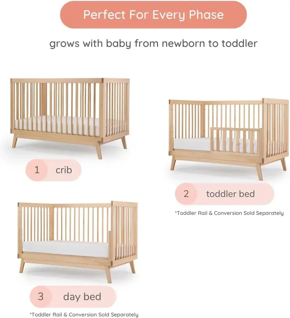 3-in-1 Convertible Crib