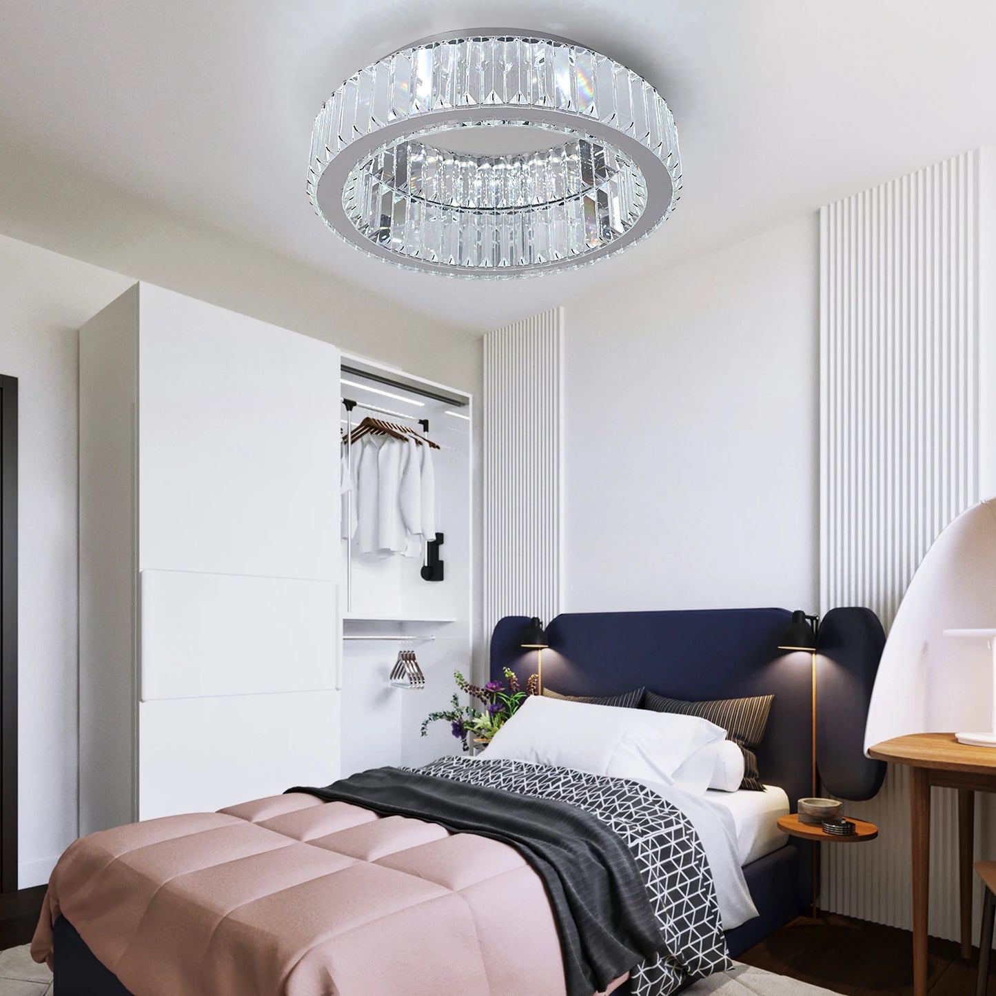 Modern Led Crystal Ceiling Chandelier