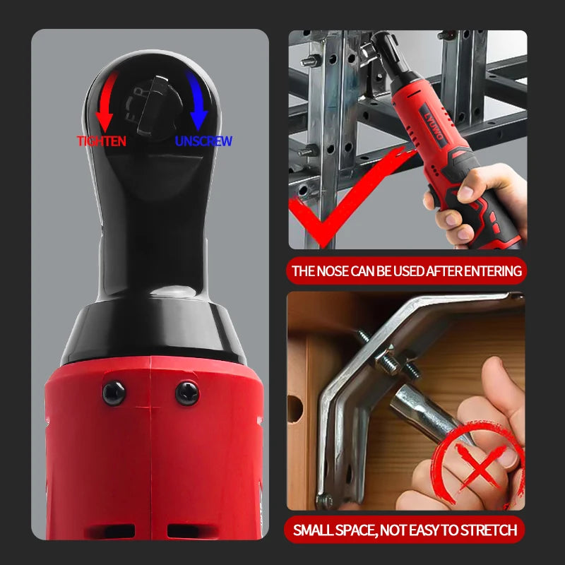 3/8 Rechargeable Electric, Ratchet Set