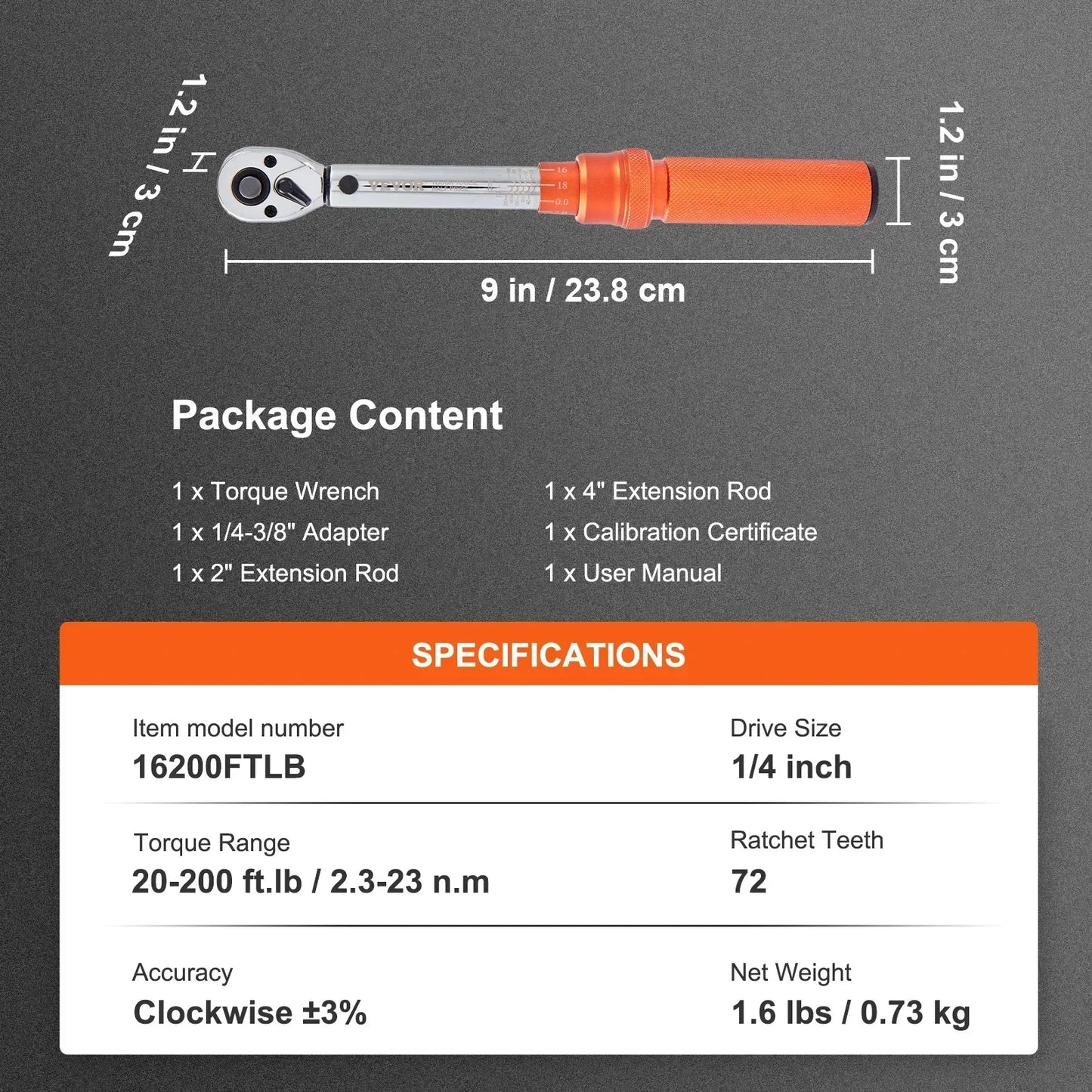 Mechanical Torque Wrench Set