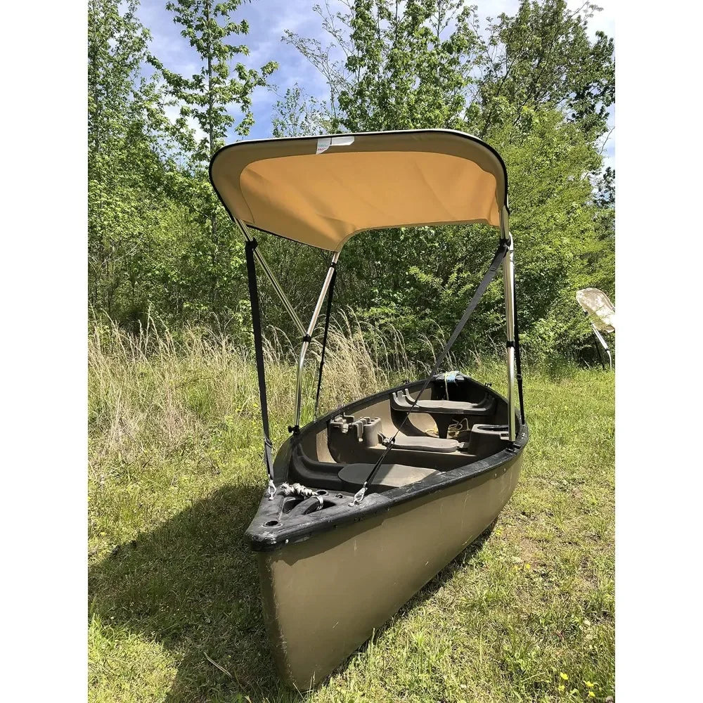 Beige Canoe/Kayak Sunshade/Canopy