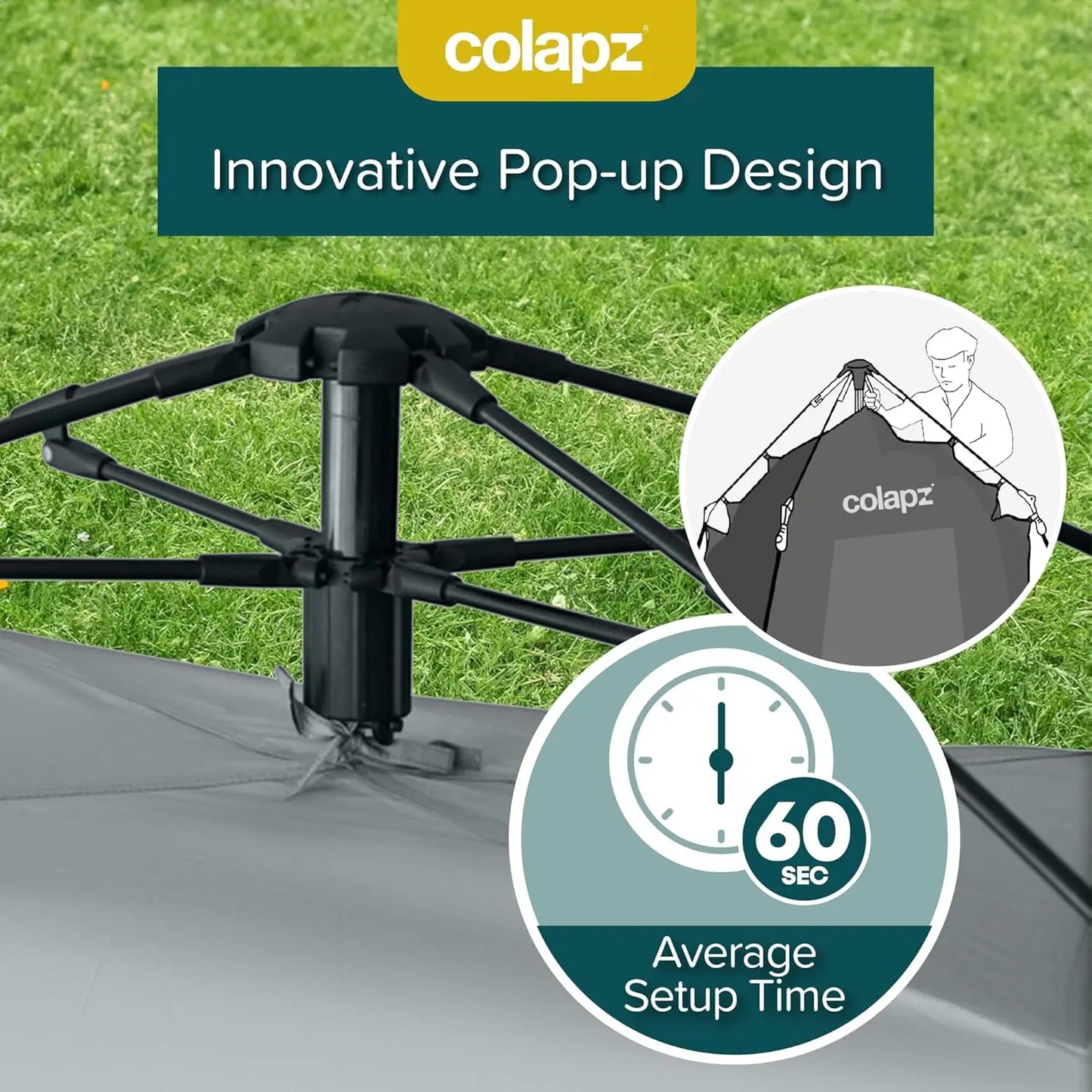 Camping Shower Tent and Pop Up Toilet Tent