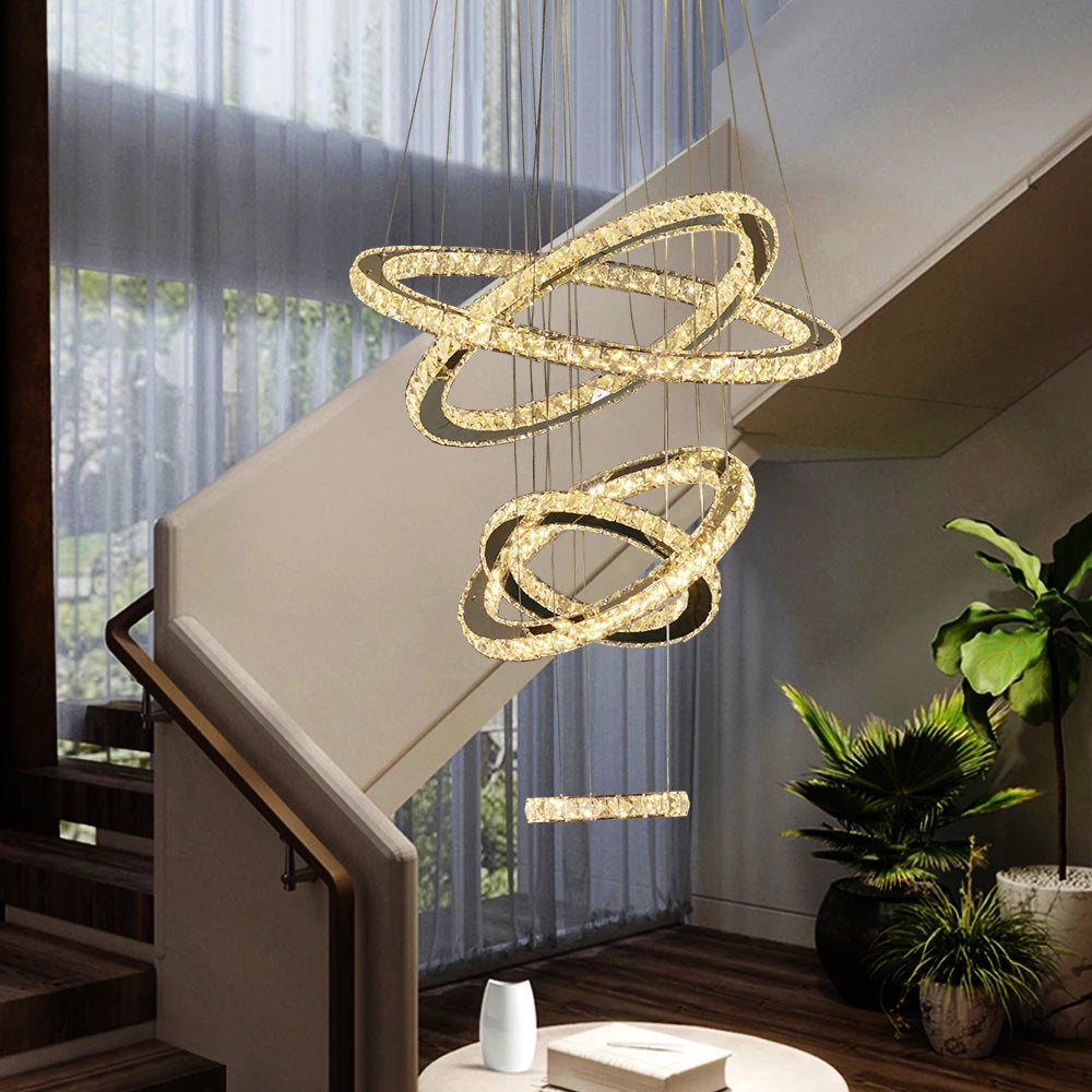 Modern K9 Crystal Led Chandelier Light