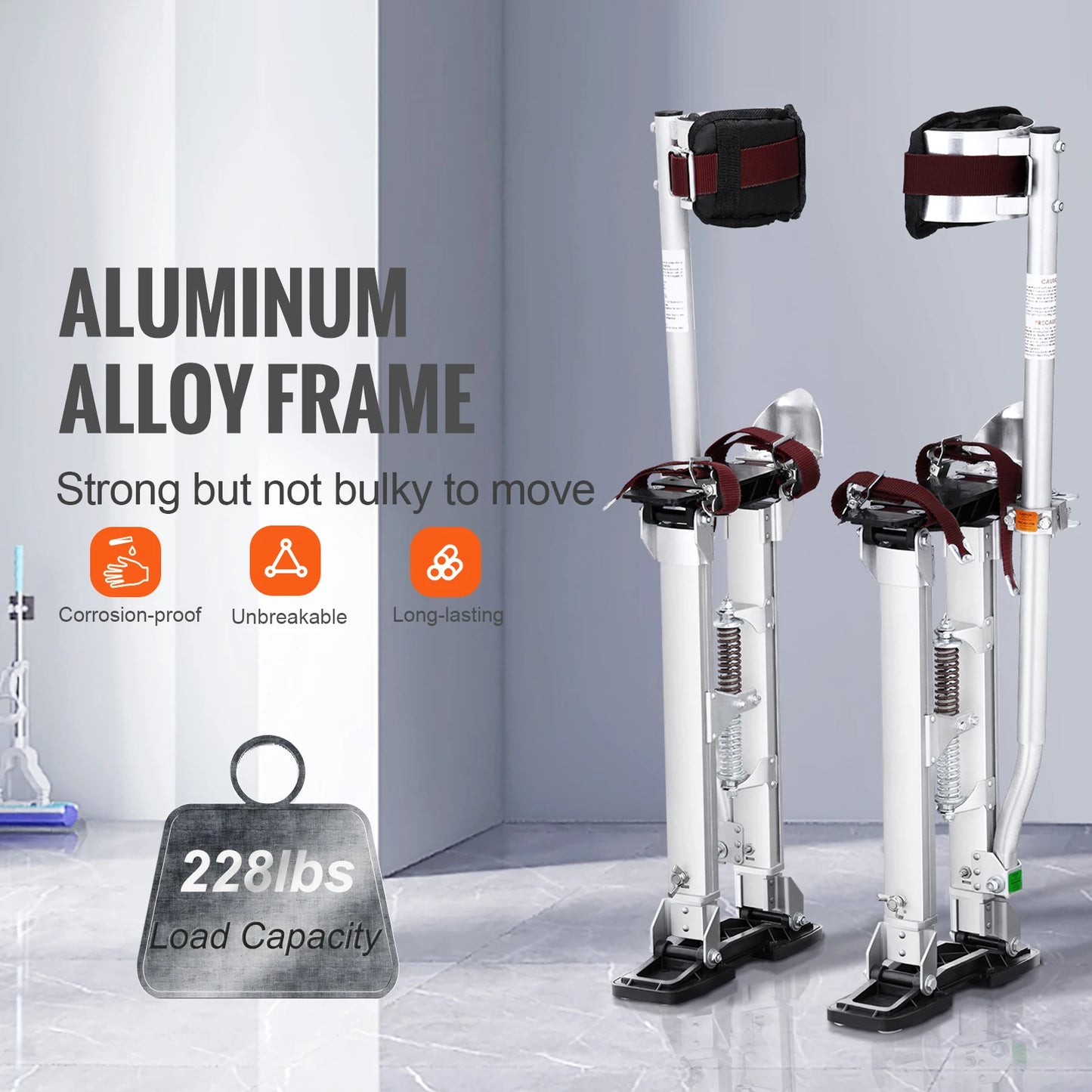 Drywall Stilts 18''-30''/36''-50'' Adjustable Aluminum Stilts