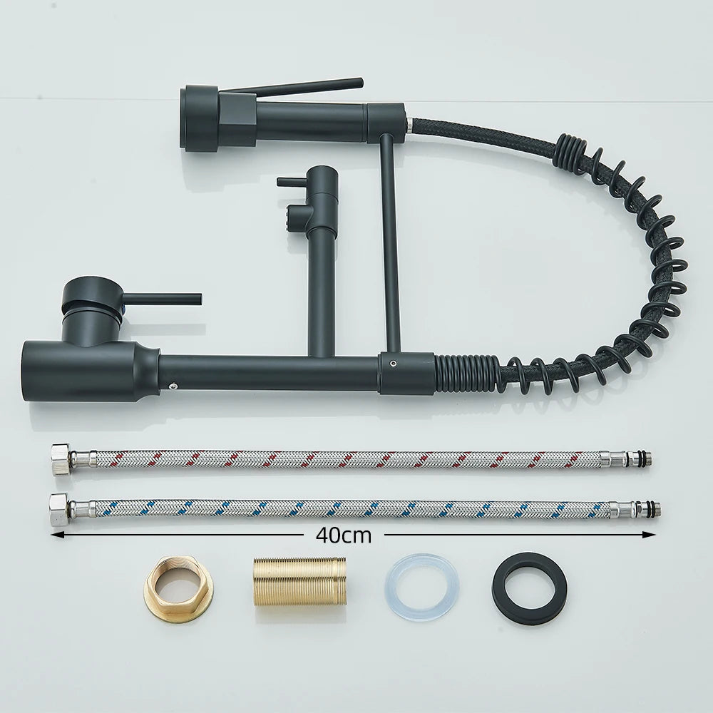 Pull Down Spring Kitchen Faucet