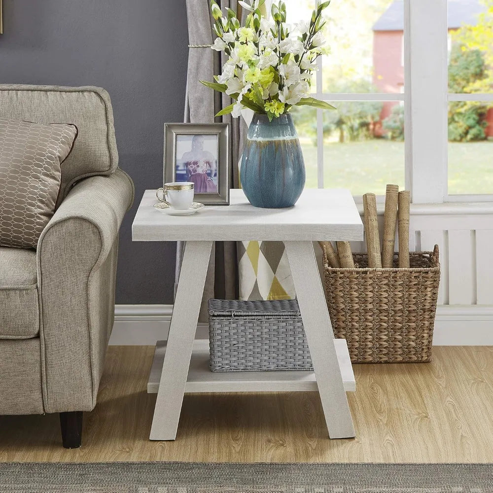Wood Regular End Table