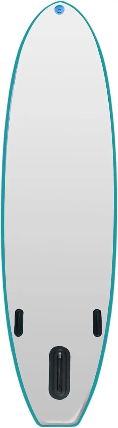 Blue Standup Paddleboard with Adjustable SUP Kayak Paddle