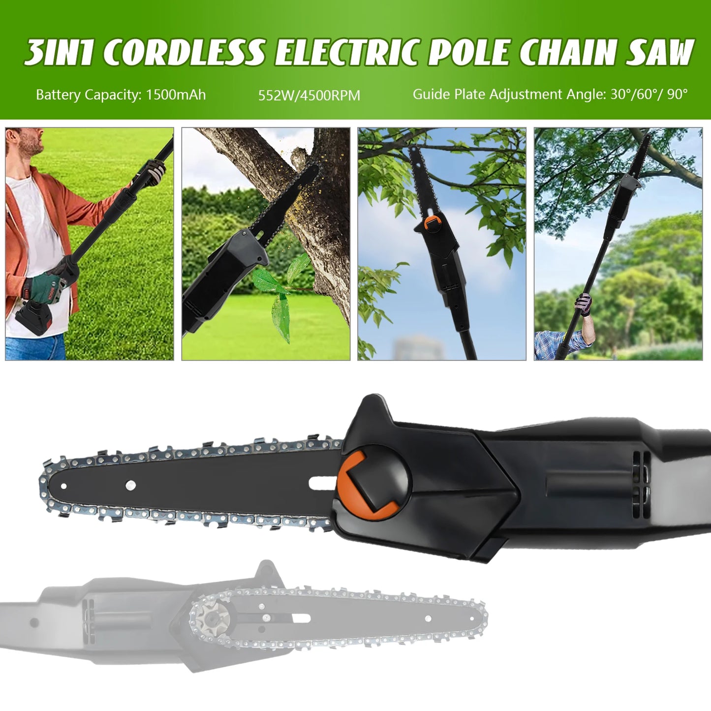 Cordless Pole Electric Saw