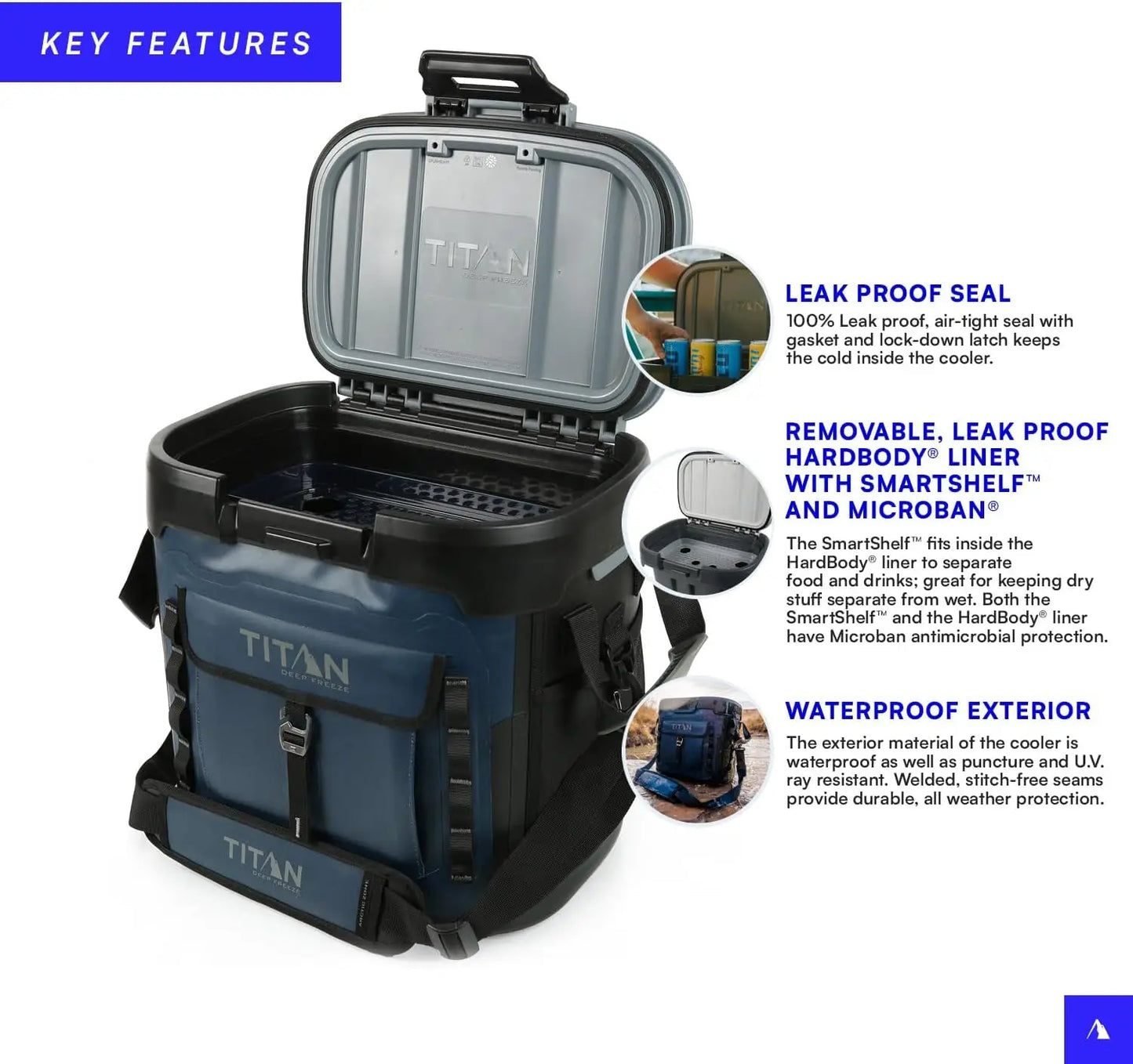 Freeze Welded Coolers and Backpacks