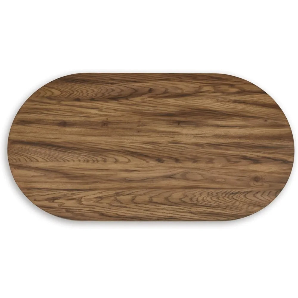 Rustic Thick-Tabletop Coffee Table
