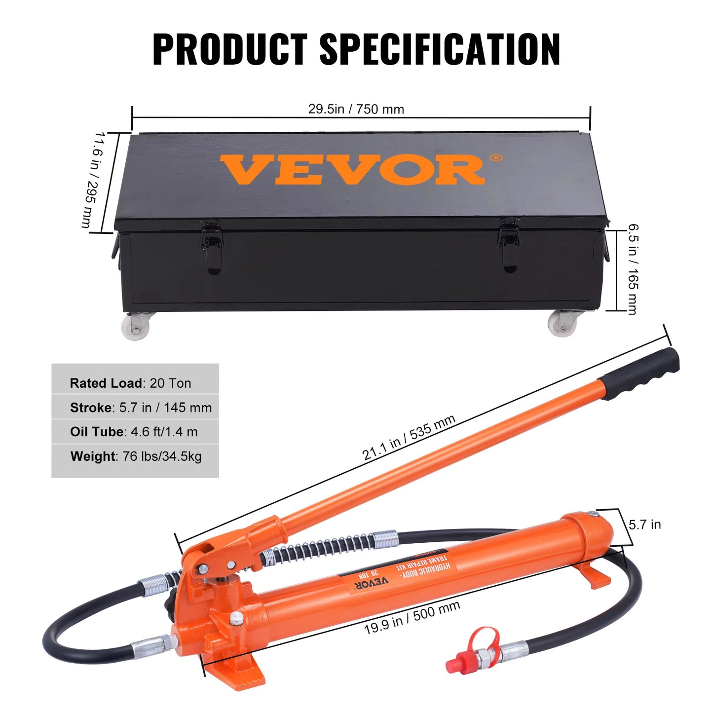 Power Hydraulic Cylinder Jack