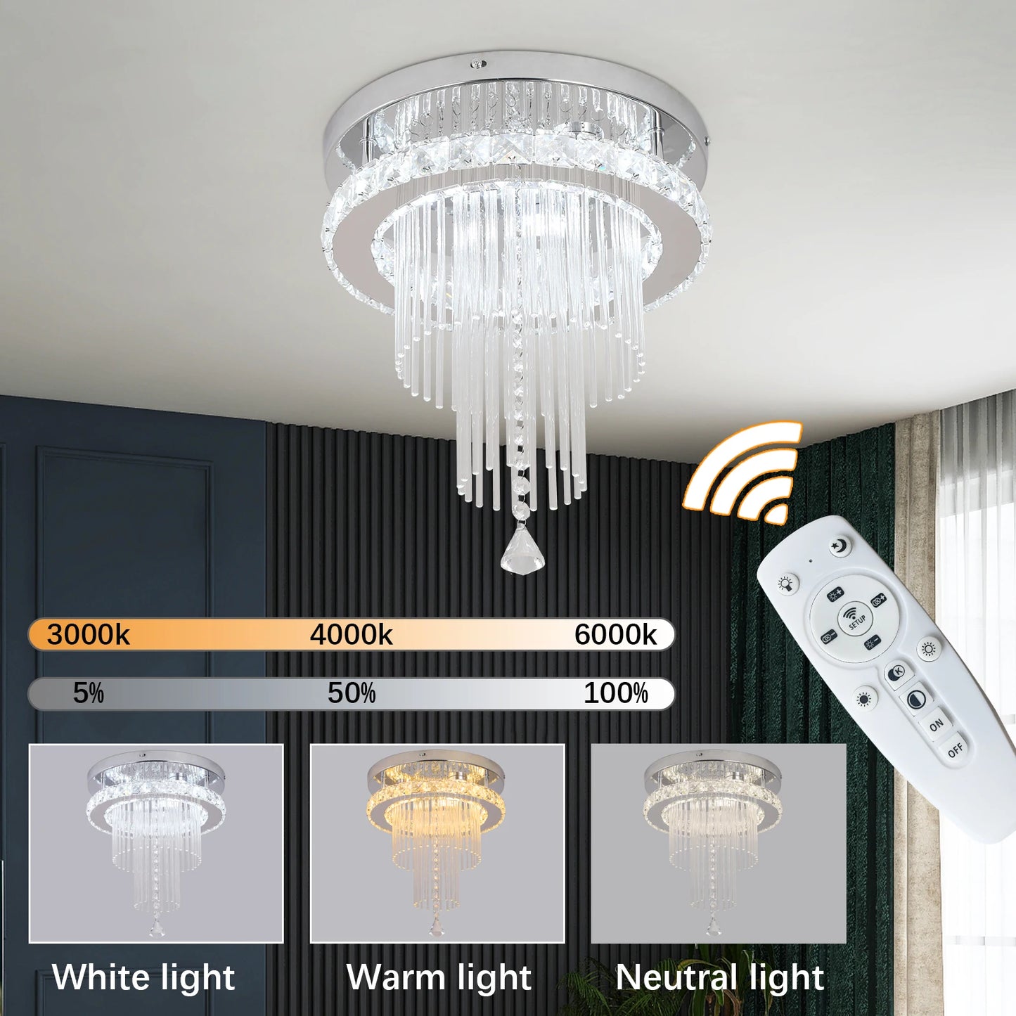 Crystal Jellyfish Chandelier