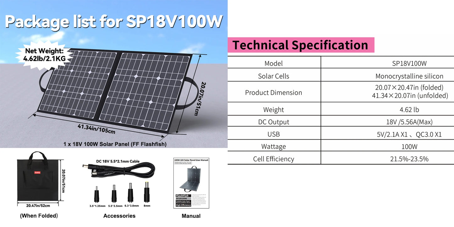 560W Portable Solar Generator