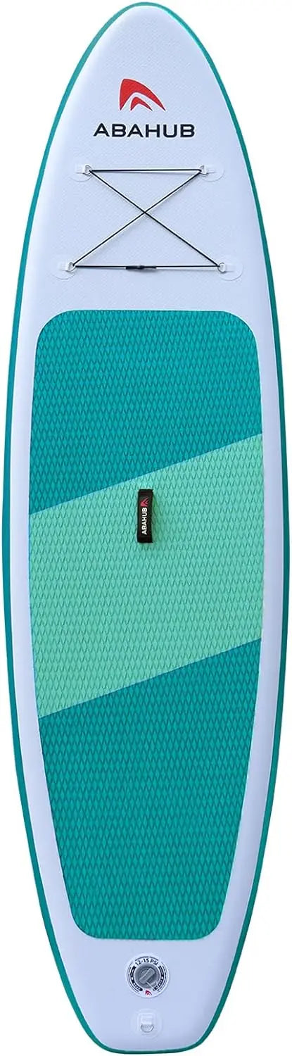 Blue Standup Paddleboard with Adjustable SUP Kayak Paddle