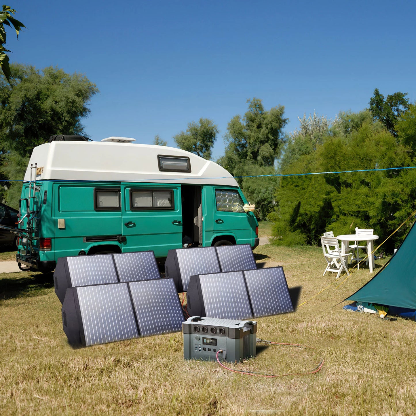 Outdoor Generator 2400W MPPT Portable Power Station