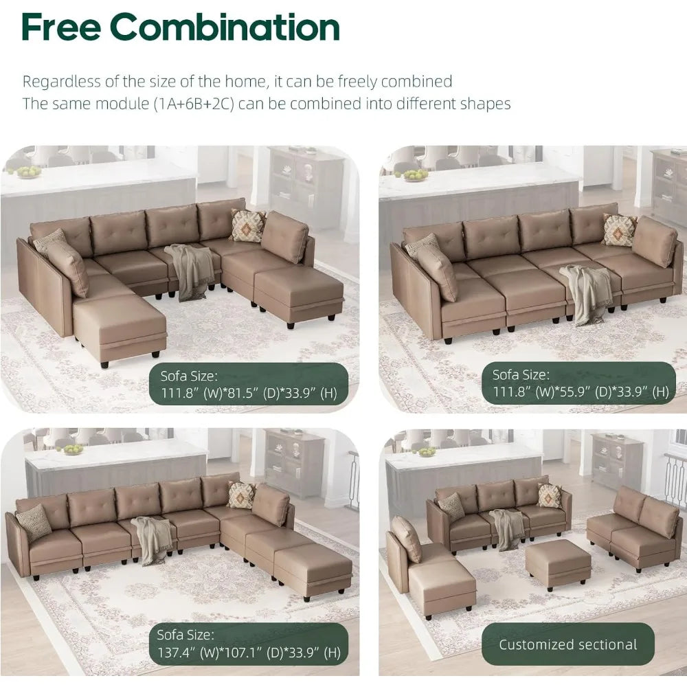 Sectional Sofa with Storage