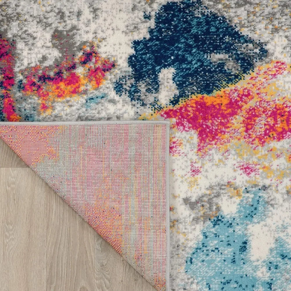 Washable Abstract Area Rug