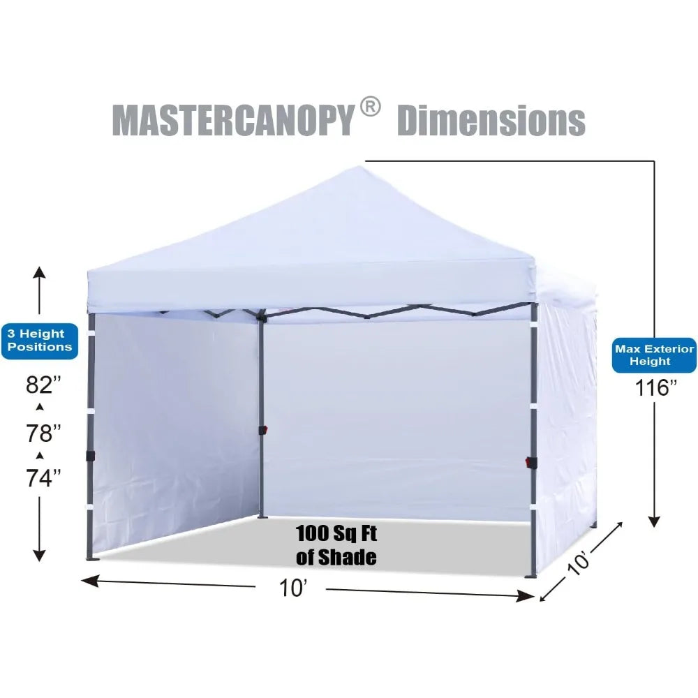 Heavy Duty Pop-up Canopy Tent with Sidewalls