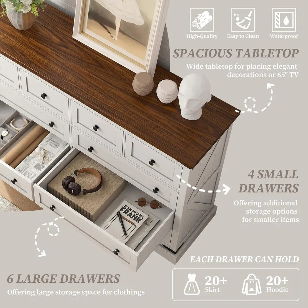 10 Drawer Dresser
