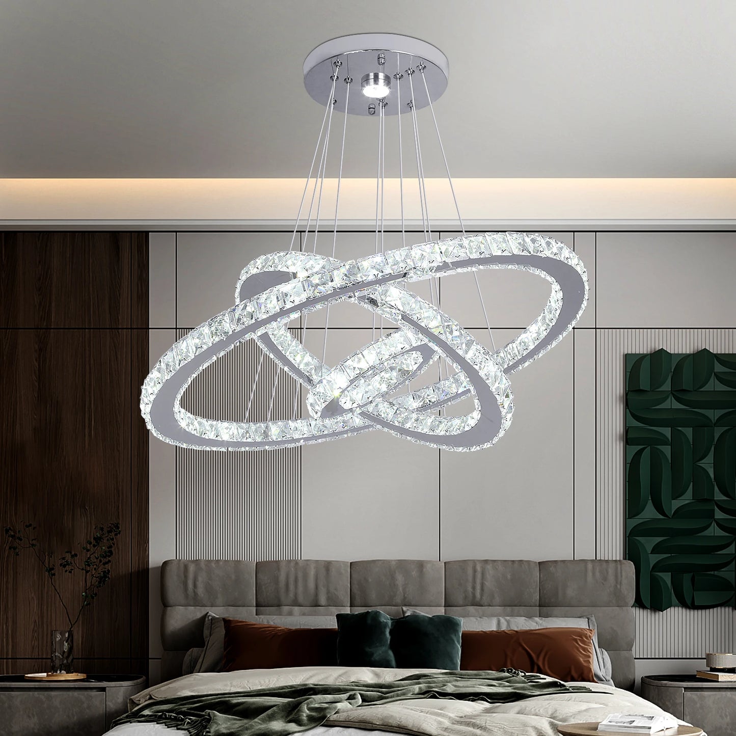 Modern K9 Crystal Led Chandelier Light