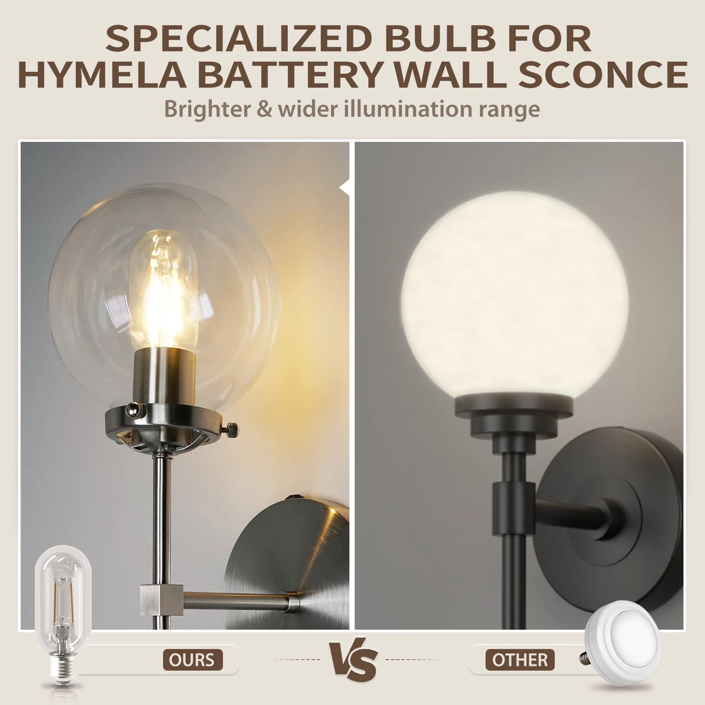 Battery Operated Wall Sconce