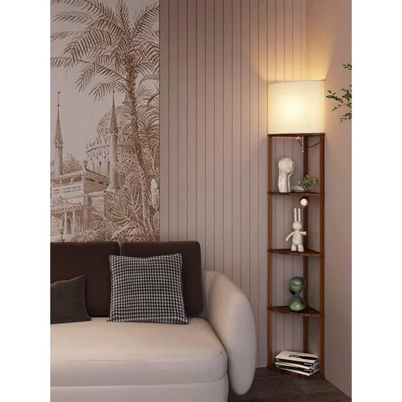 Corner lamp 5-Tier Shelf Floor Lamp Display