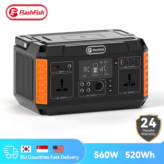 560W Portable Solar Generator