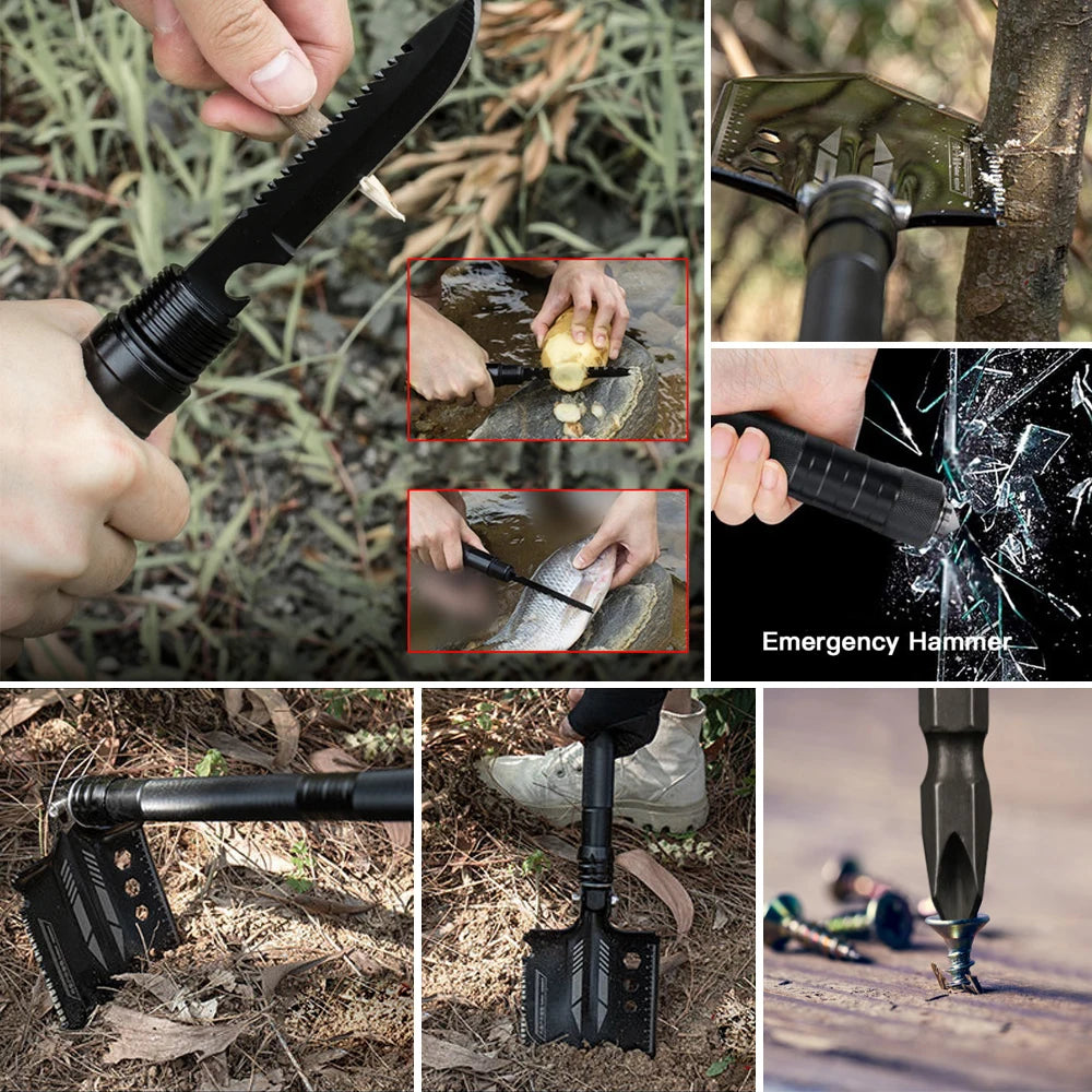 Multifunctional Camping Shovel