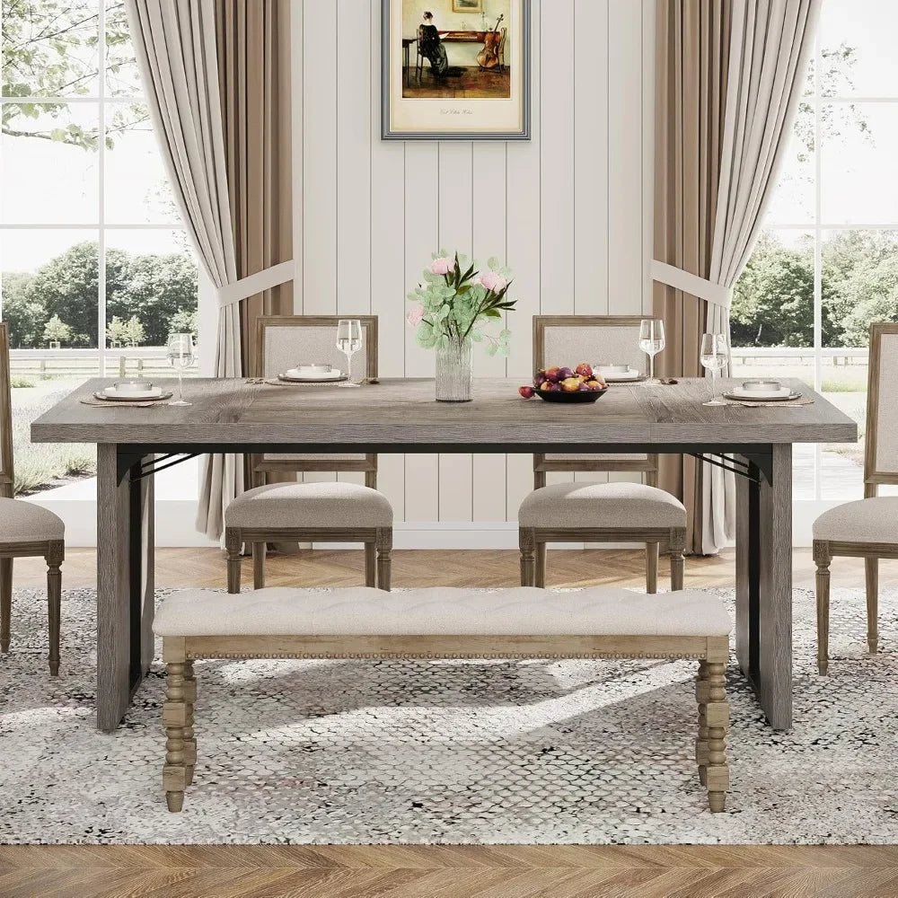 Large Dining Table for 6 To 8 People