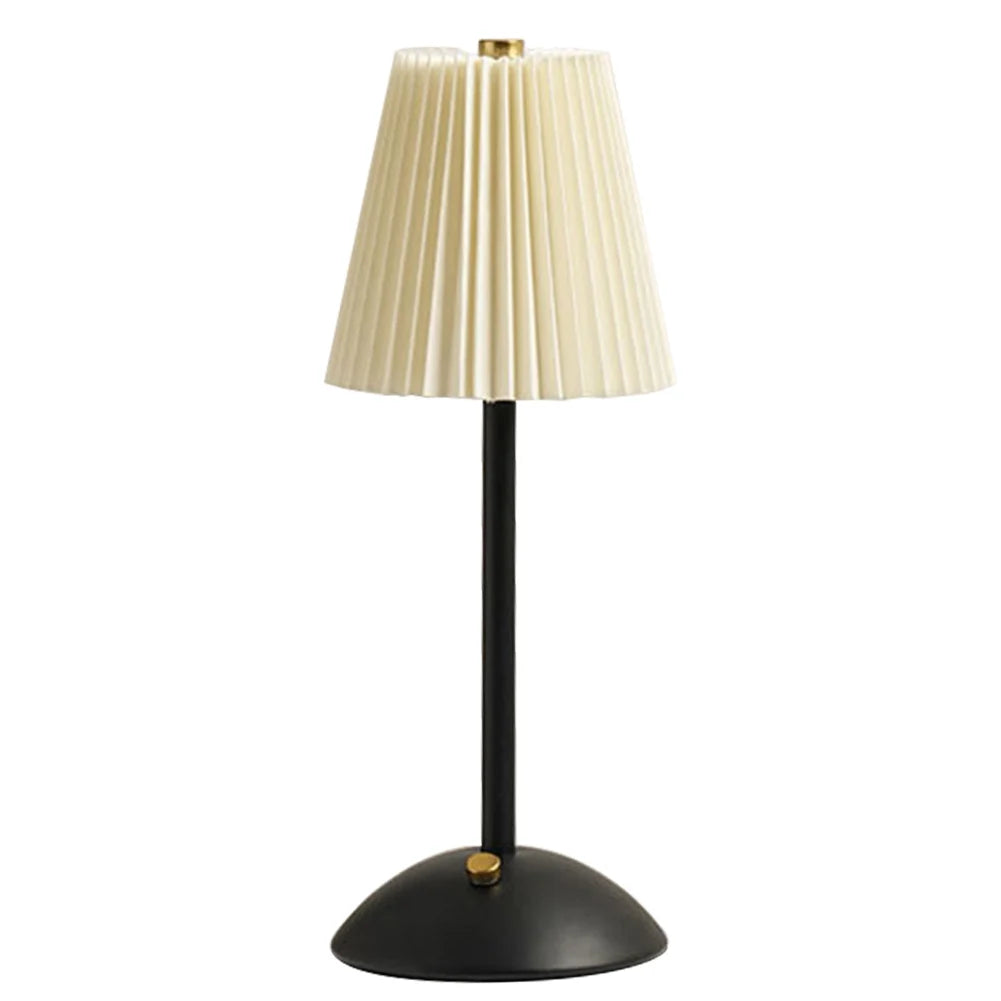 Pleated Shade Nightstand Lamp