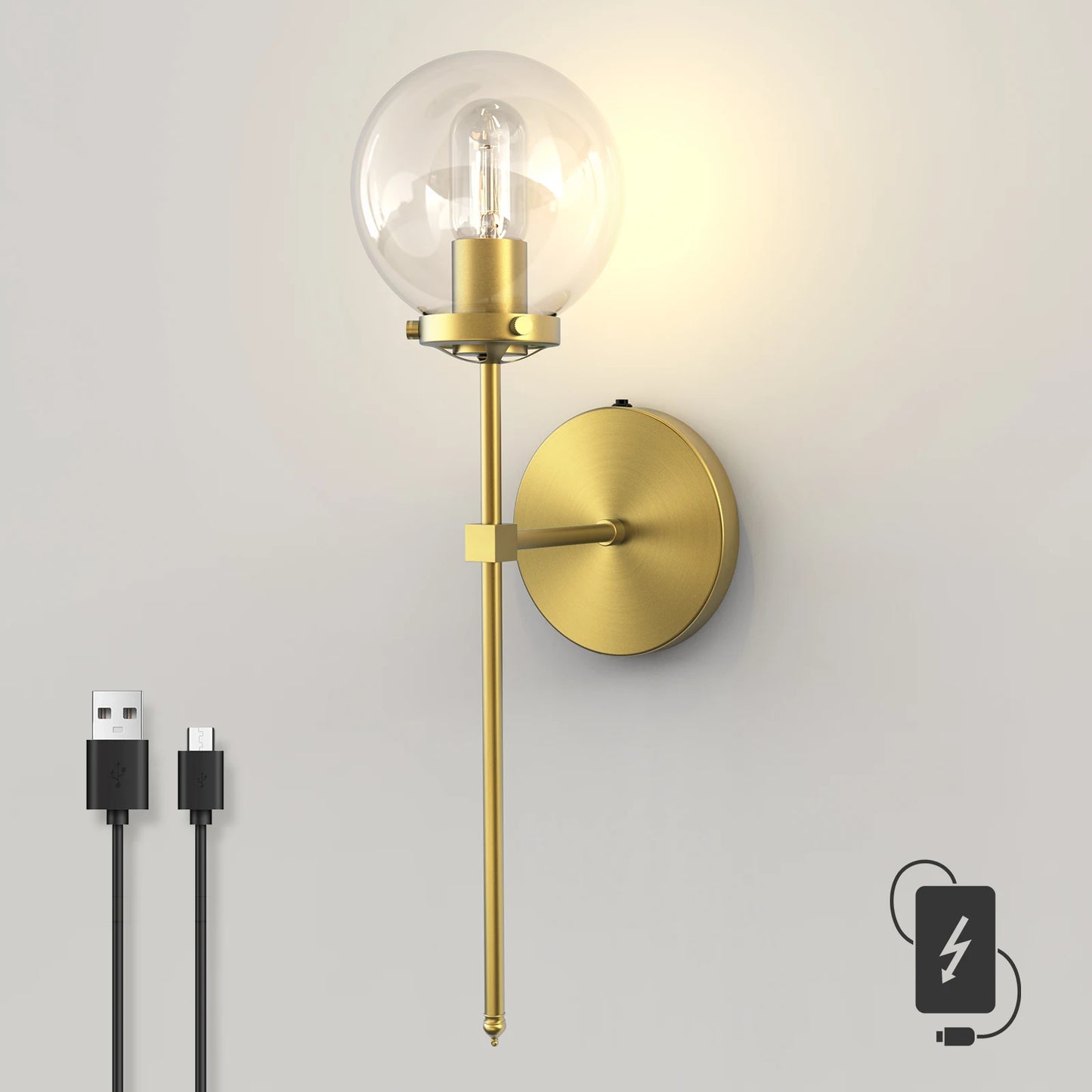 Battery Operated Wall Sconce