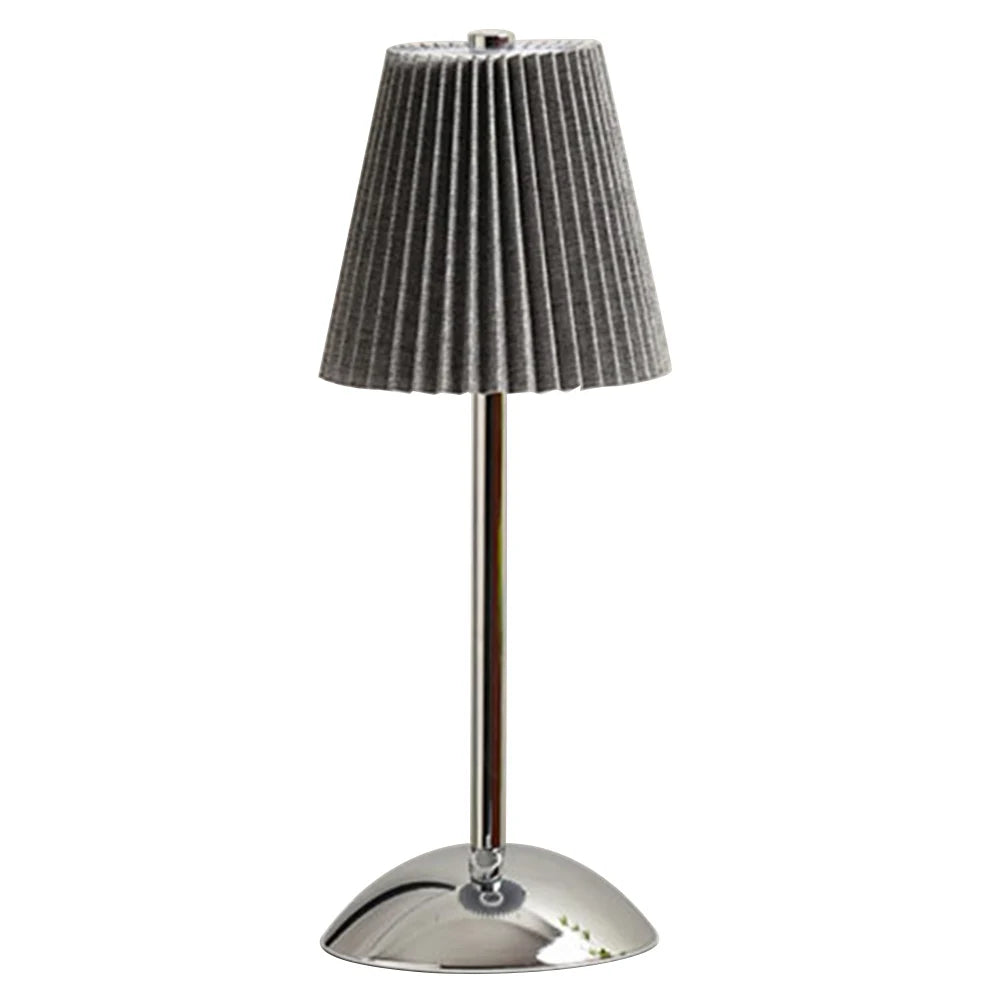 Pleated Shade Nightstand Lamp