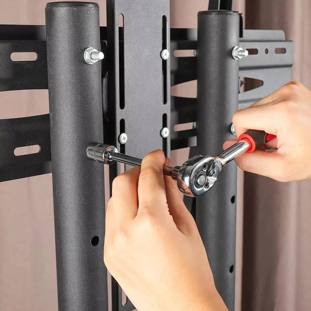 46pcs Spanner Socket Ratchet Wrench Set