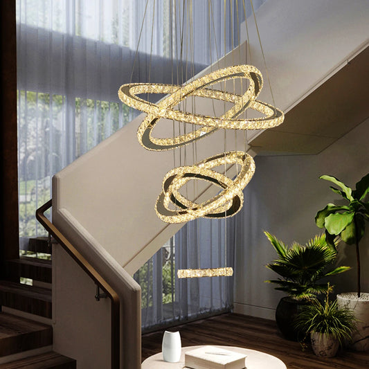 Modern K9 Crystal Led Chandelier Light