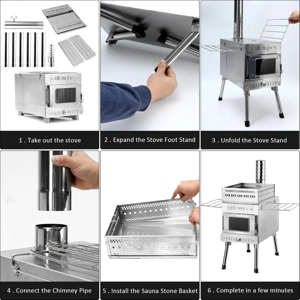 Portable Camping Wood Stove
