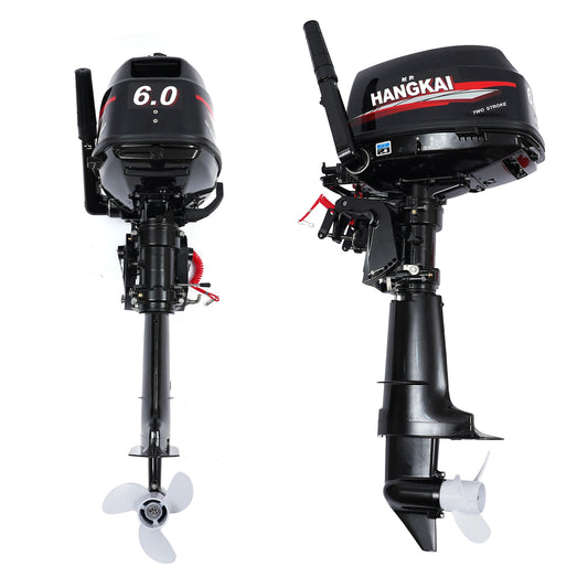 2 Stroke Motor Outboard Machine 6HP Short Shaft Petrol Engine