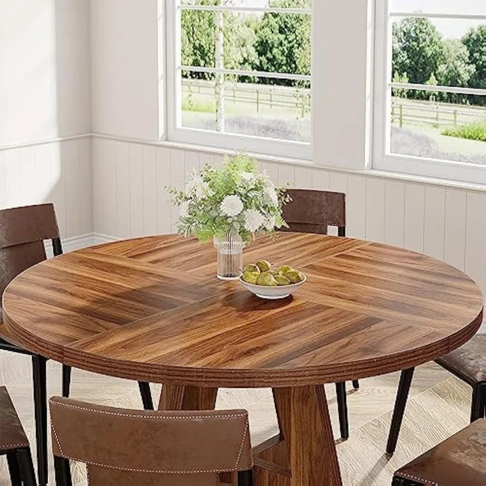 Round Dining Table for 4