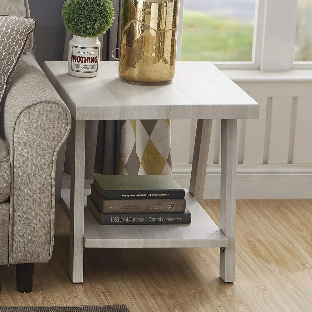 Wood Regular End Table