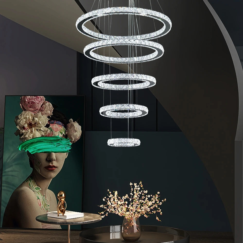 Modern K9 Crystal Led Chandelier Light