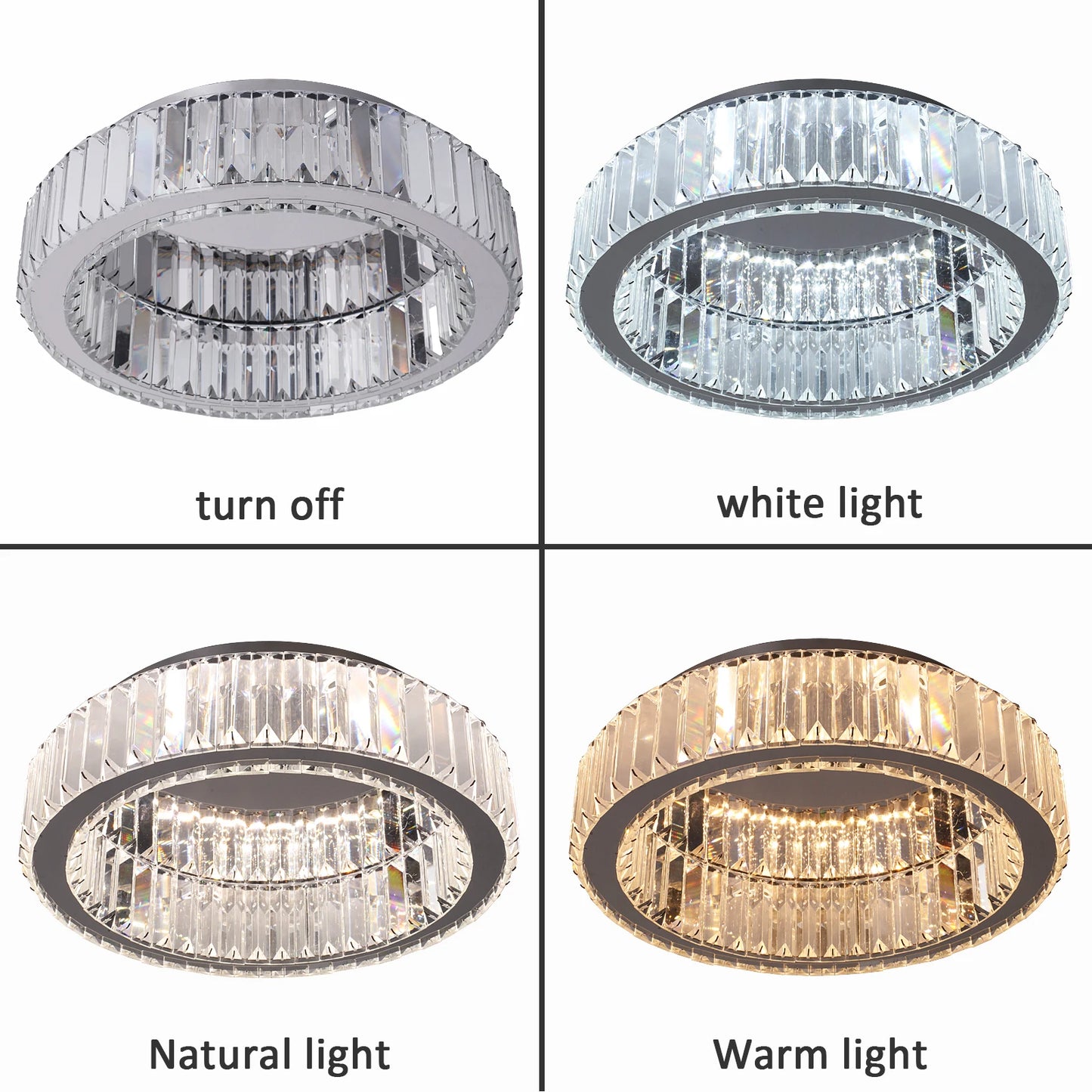 Modern Led Crystal Ceiling Chandelier