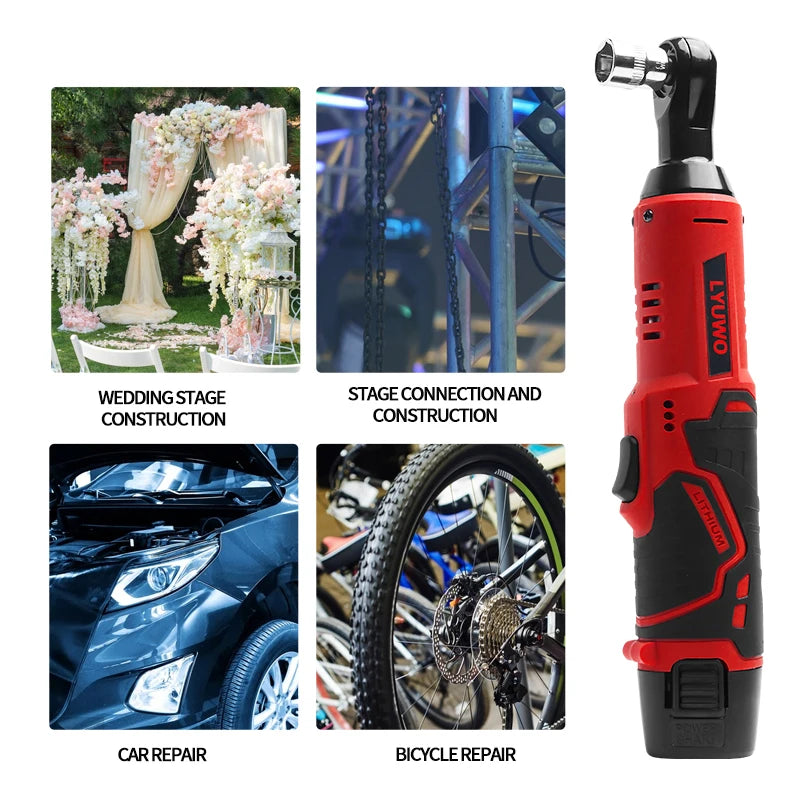 3/8 Rechargeable Electric, Ratchet Set