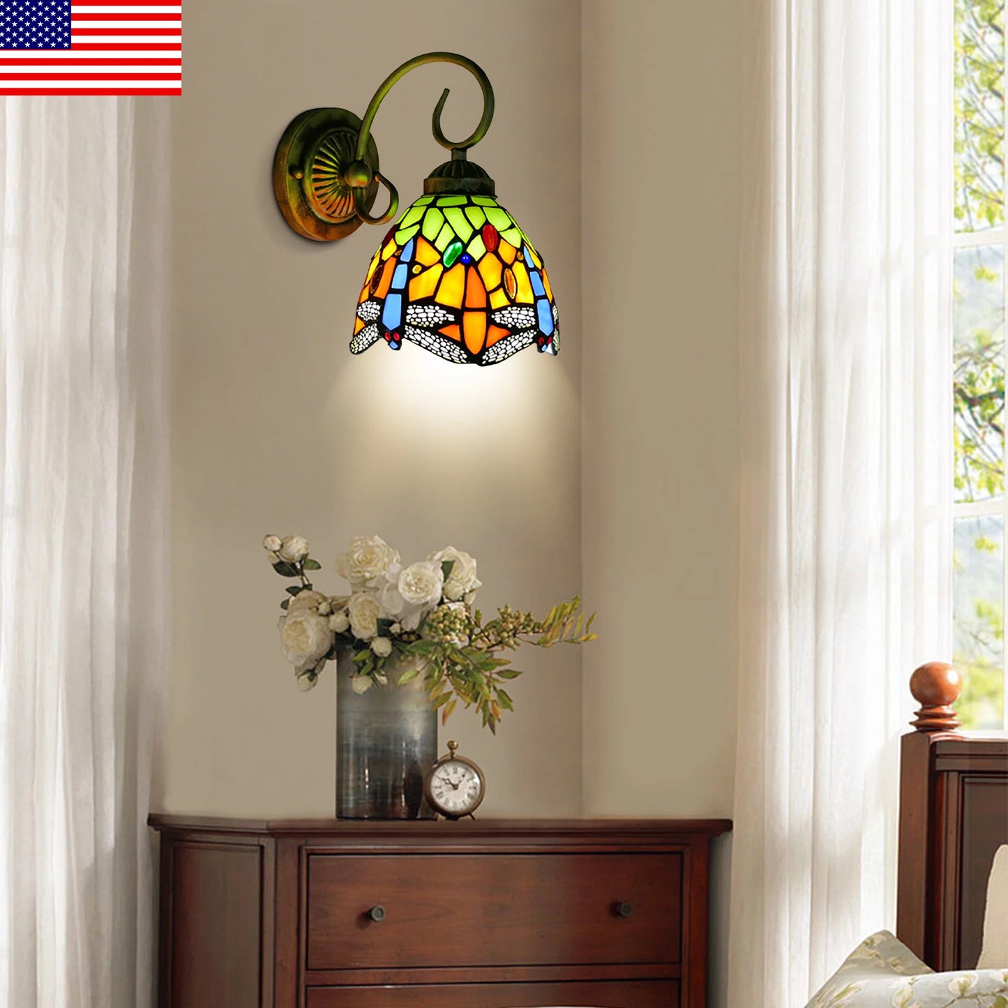 Tiffany Style Wall Light