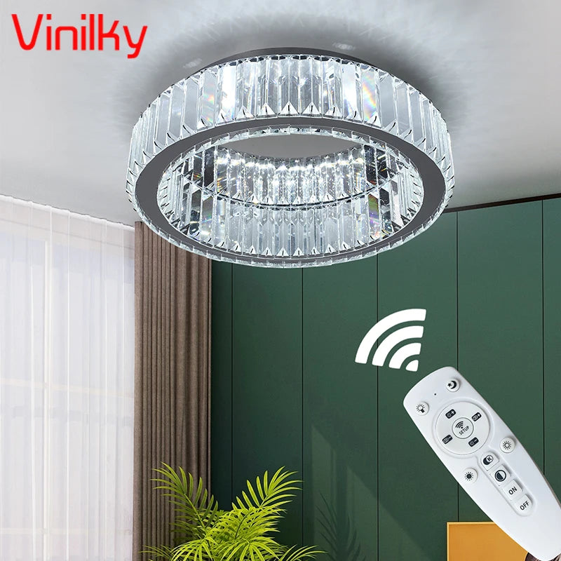 Modern Led Crystal Ceiling Chandelier