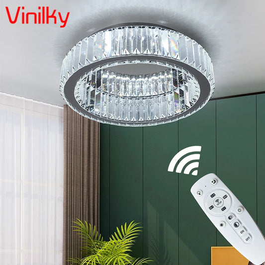Modern Led Crystal Ceiling Chandelier