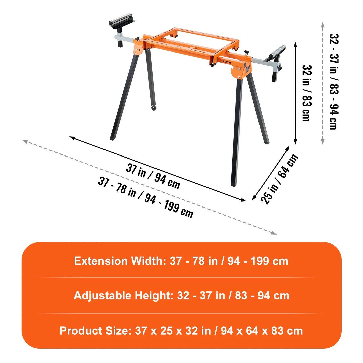 79in Miter Saw Stand
