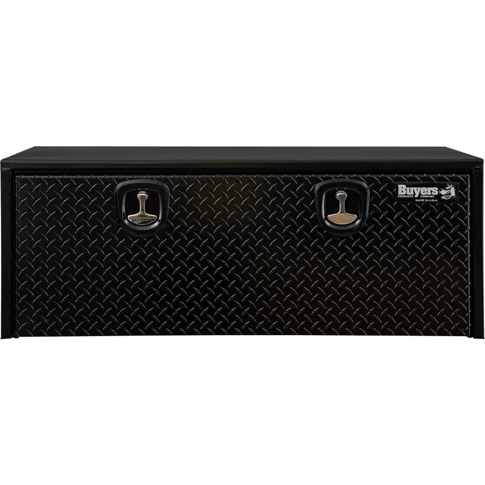 Black Steel Truck Toolbox